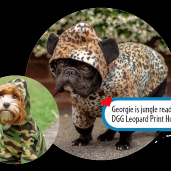 NEW Limited Edition DGG Dog Blue Camo Hoodie M - Picture 11 of 12